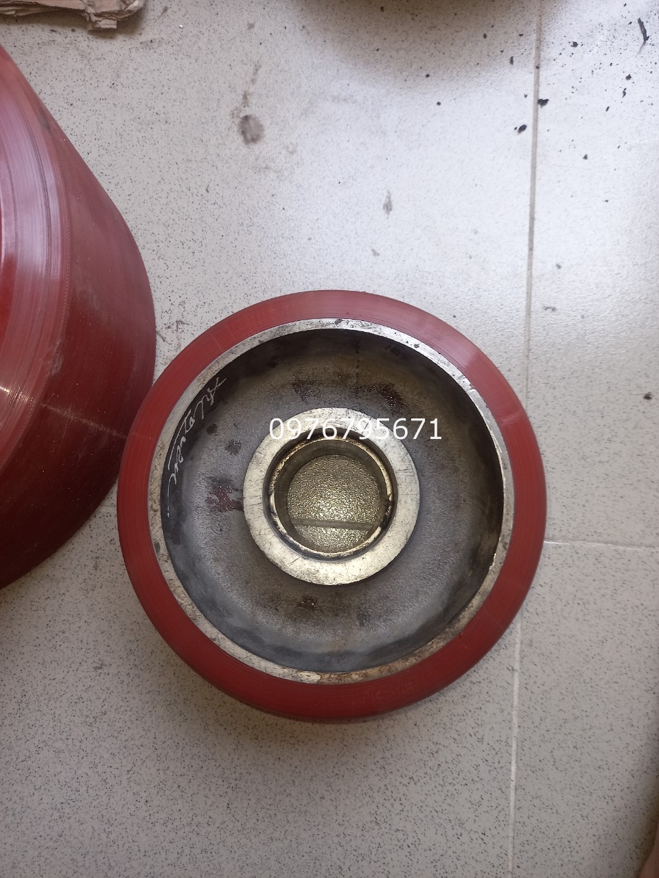 Xe N&acirc;ng Điện RAYMON B&aacute;nh xe n&acirc;ng điện 205x102 bạc đạn 6206 koyo