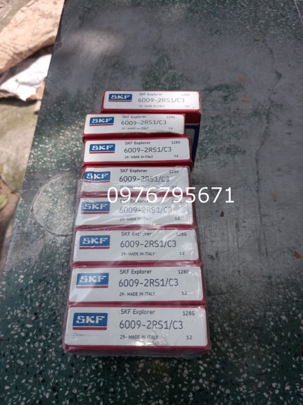 Bac đạn skf 6009 2RS -V&ograve;ng bi SKF 6009 2RS