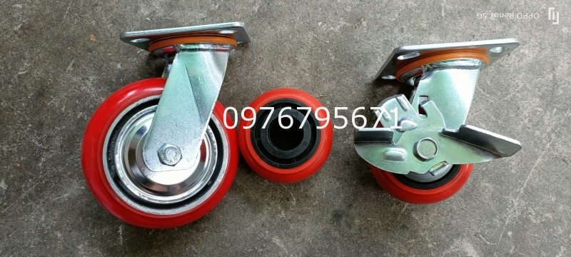 Bánh xe đẩy công nghiệp hàn quốc 150x50