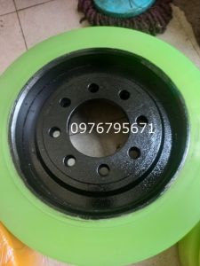 Xe n&acirc;ng điện sumitomo 3 tấn B&aacute;nh xe n&acirc;ng điện pu 393x152x254