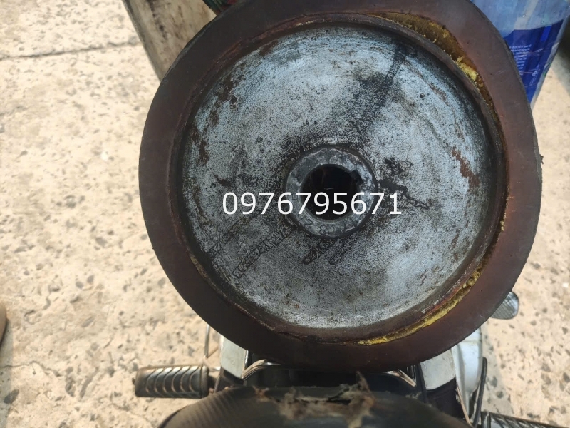 Gia công con lăn Pu 80 shore 220x83mm