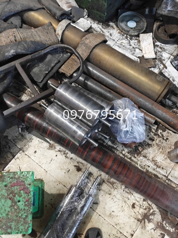 Gia công Trục thép phi 125x165mm