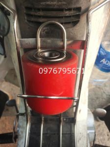 Bánh xe nâng tay Pu 80x80 bạc đan 6204