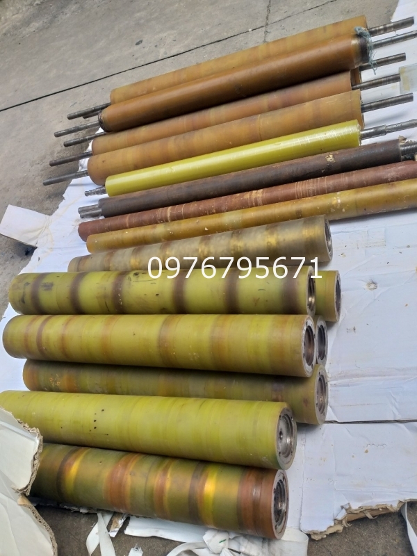 Con lăn trục pu cho cty may 80x780mm